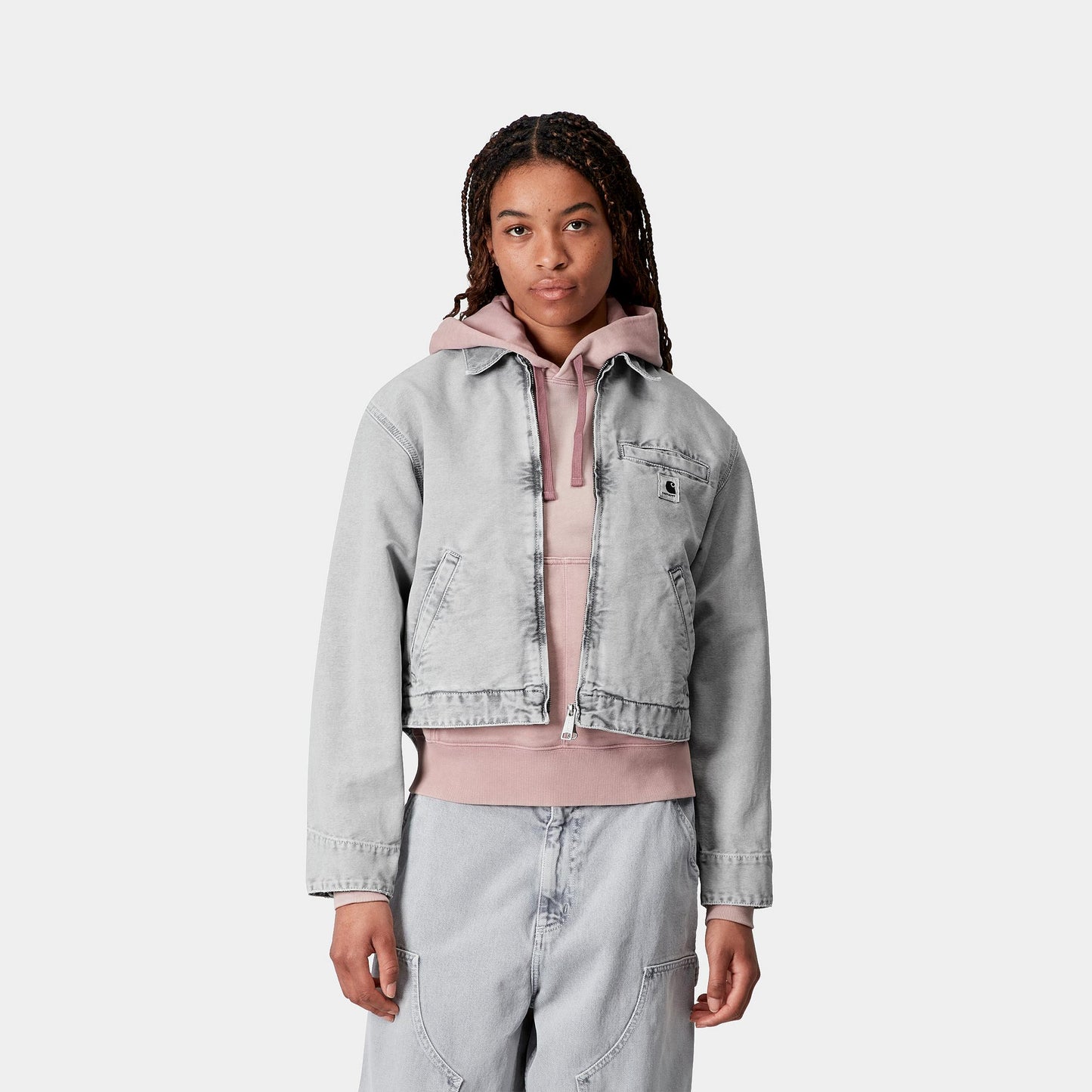 Carhartt WIP W' Emery Jacket Black Chalk Wash