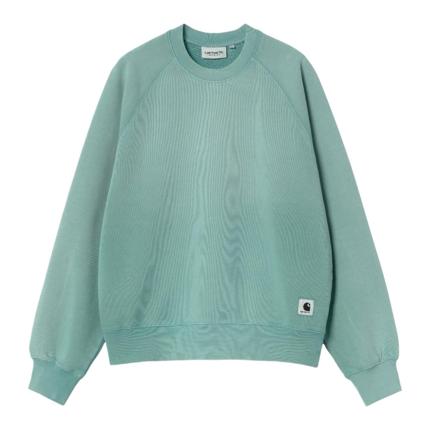 Carhartt WIP W' Hudson Sweat Saguaro chalk wash