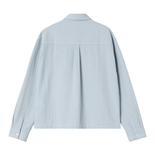 Carhartt WIP W' L/S Toland Shirt Blue Fog