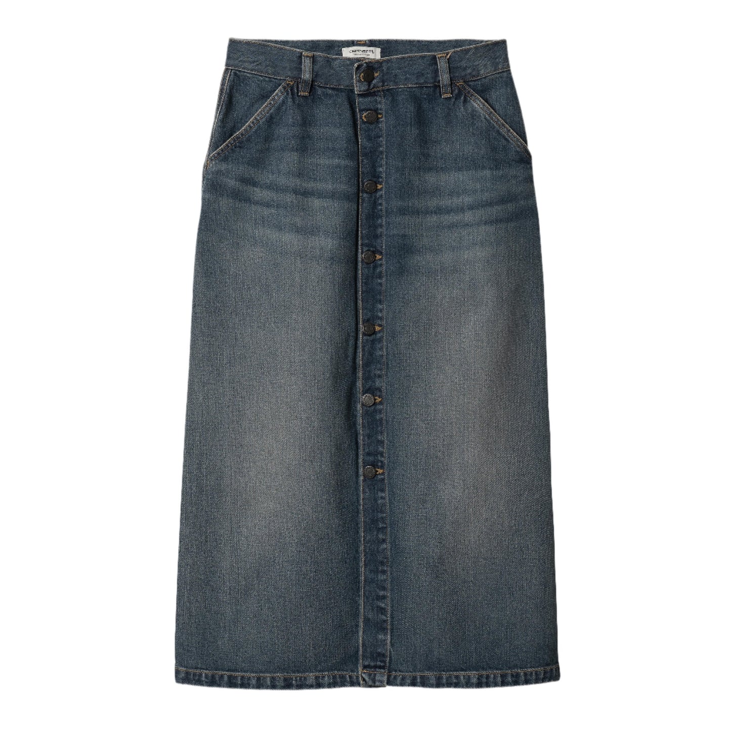 Carhartt WIP W' Marvin Skirt Blue Worn