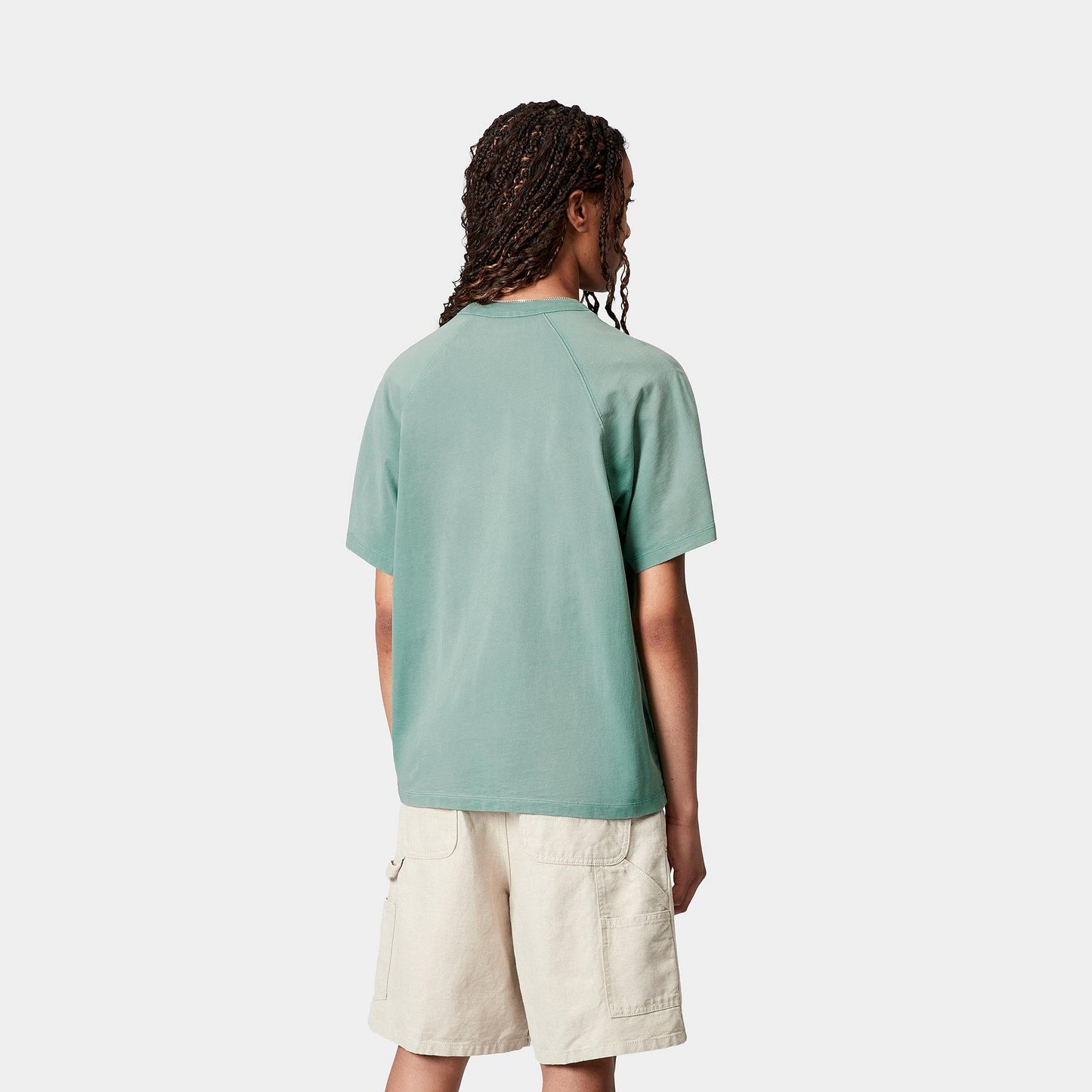 Carhartt WIP W' S/S Hudson T-Shirt Saguaro chalk wash