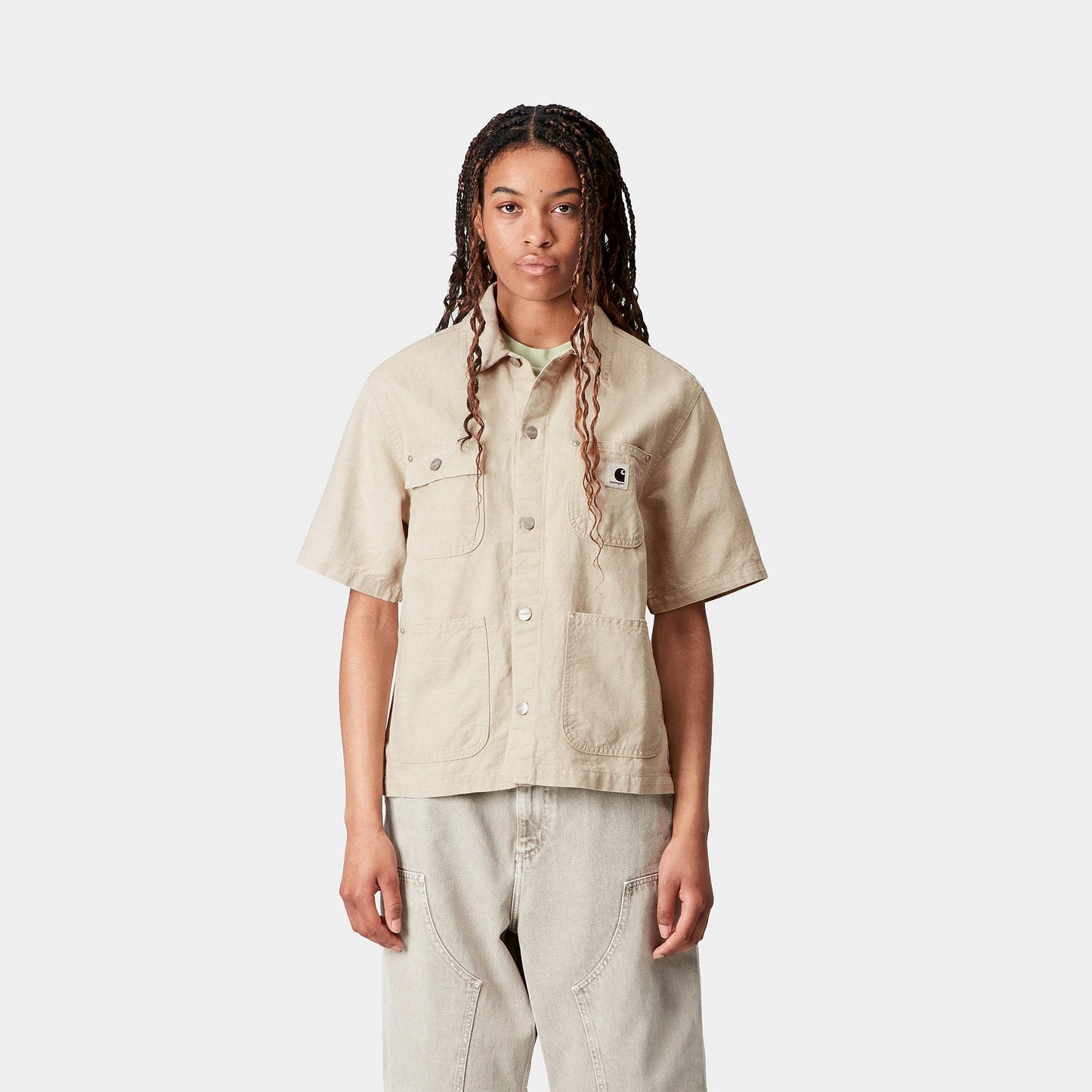 Carhartt WIP W' S/S Michigan Shirt Natural