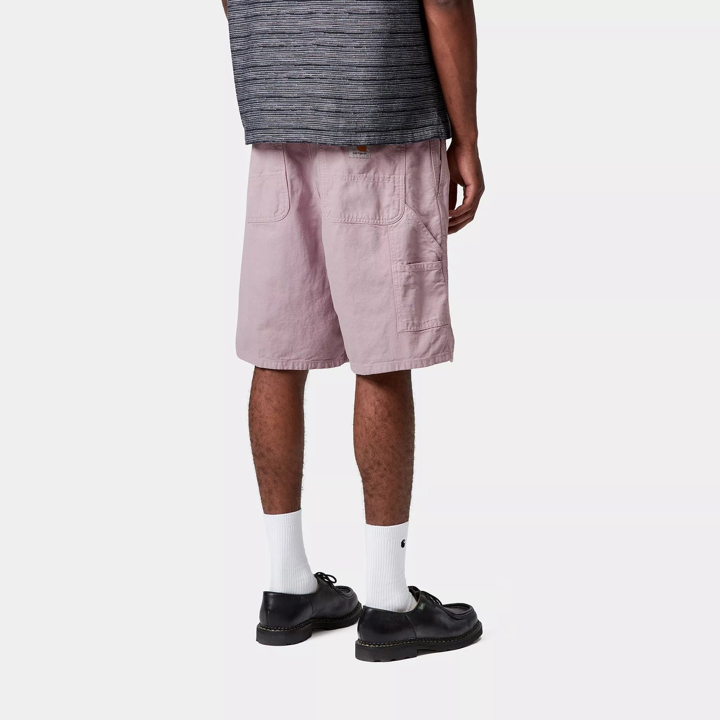 Carhartt WIP Walter Single Knee Short Pink Fog garment dyed