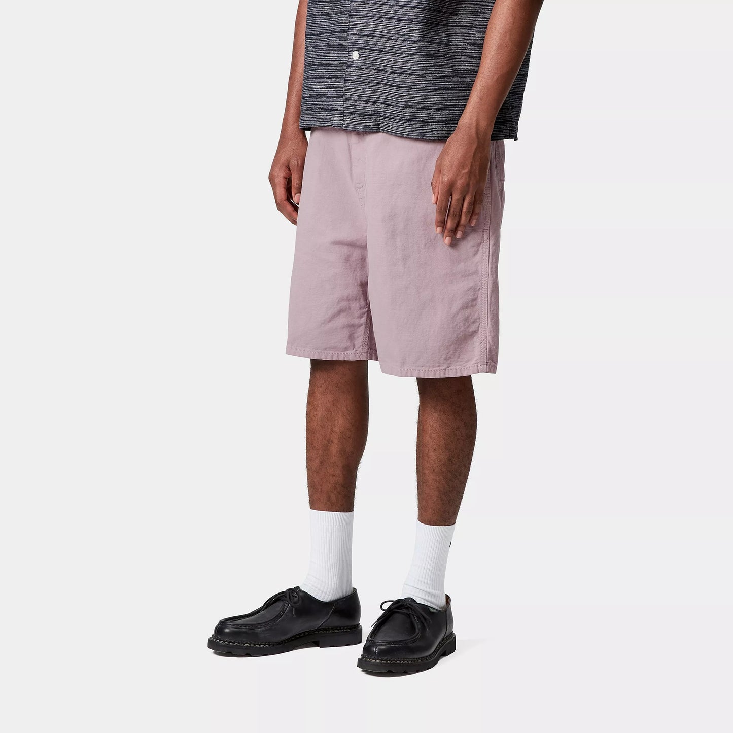 Carhartt WIP Walter Single Knee Short Pink Fog garment dyed