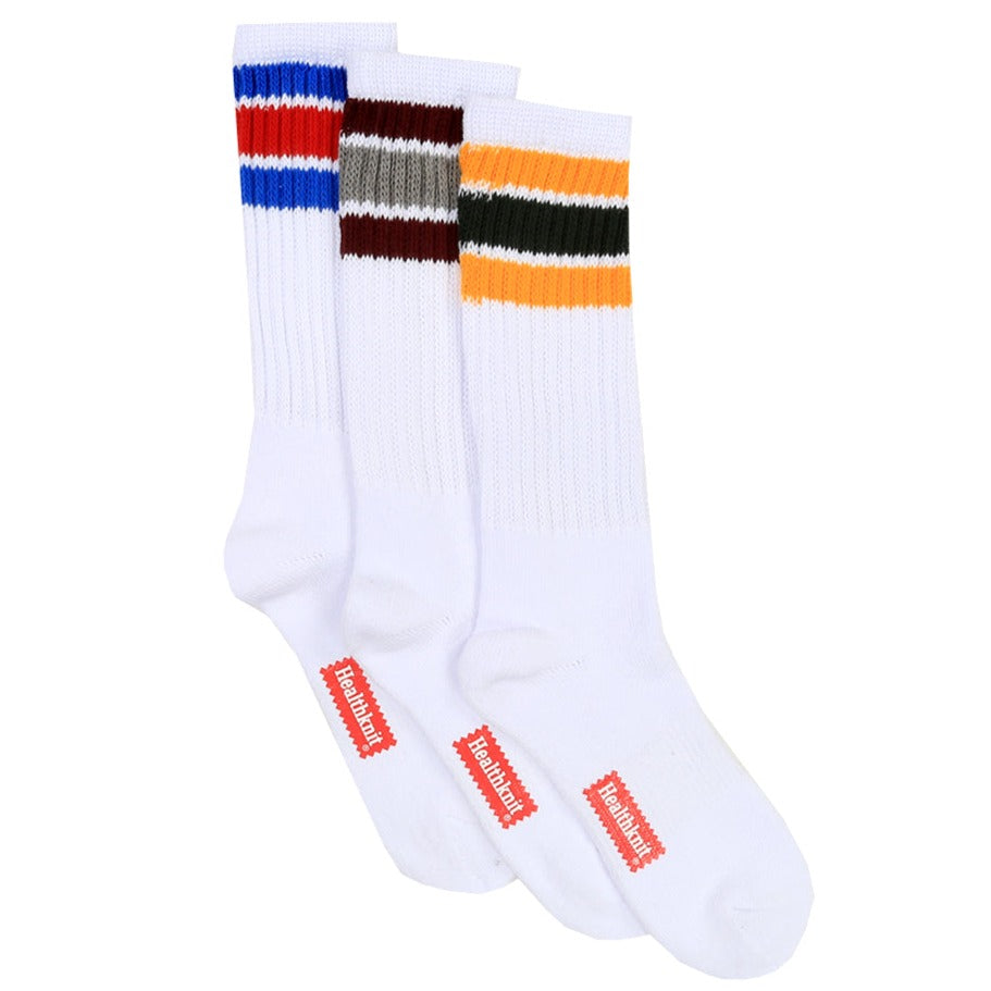 Healthknit Socks 3 Pack White / Multi