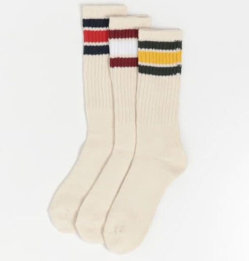 Healthknit Socks 3 Pack Off White / Multi