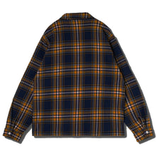 Load image into Gallery viewer, Stan Ray Zip Shirt Navy Plaid
