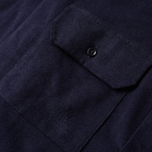 Sunspel Double Pocket Overshirt Navy