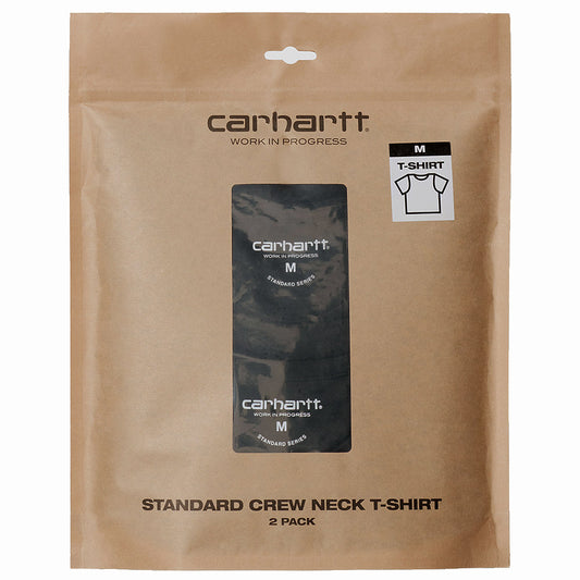 Carhartt WIP Standard Crew Neck T-Shirt 2 Pack Black