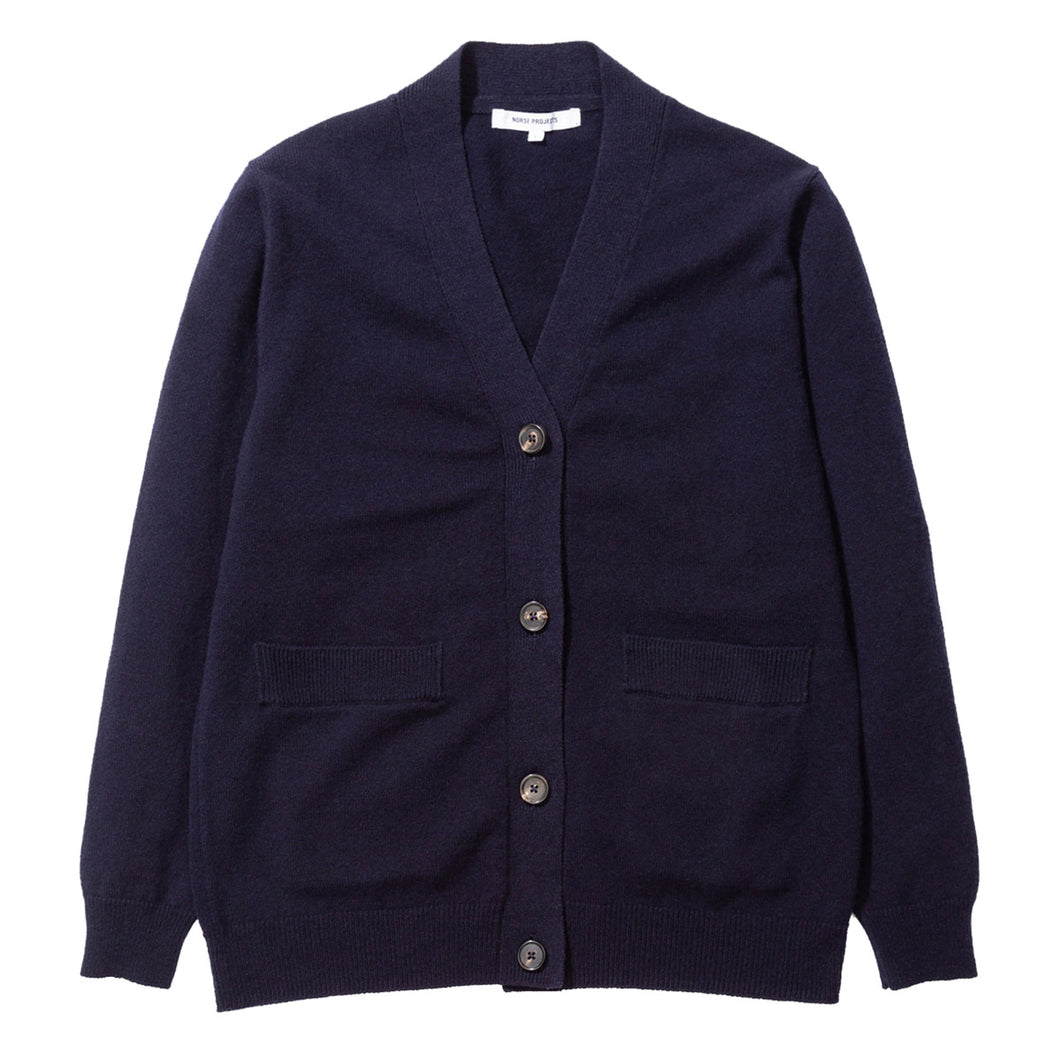 Norse Projects Women Laurine Lambswool Dark Navy
