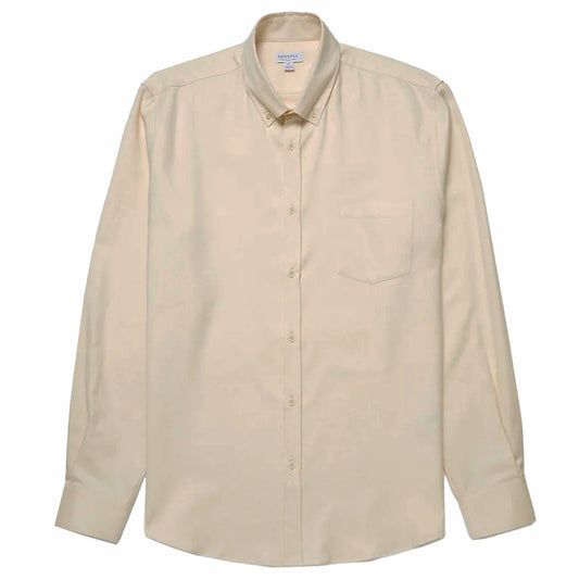 Sunspel Button Down Shirt Ecru