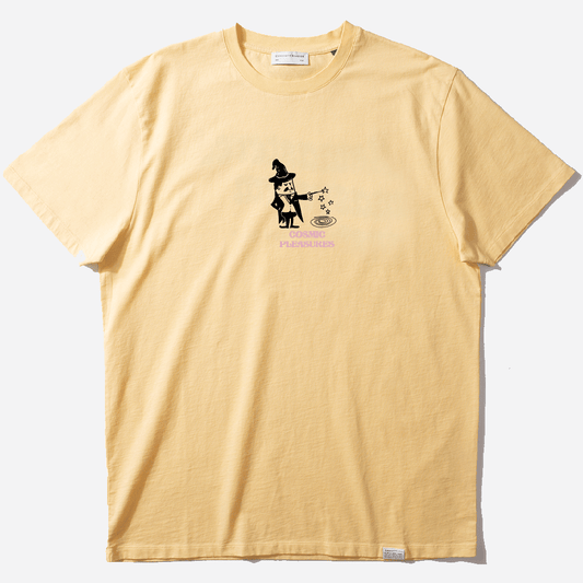 Edmmond Studios Cosmic Pleasures T-Shirt Plain Light Yellow