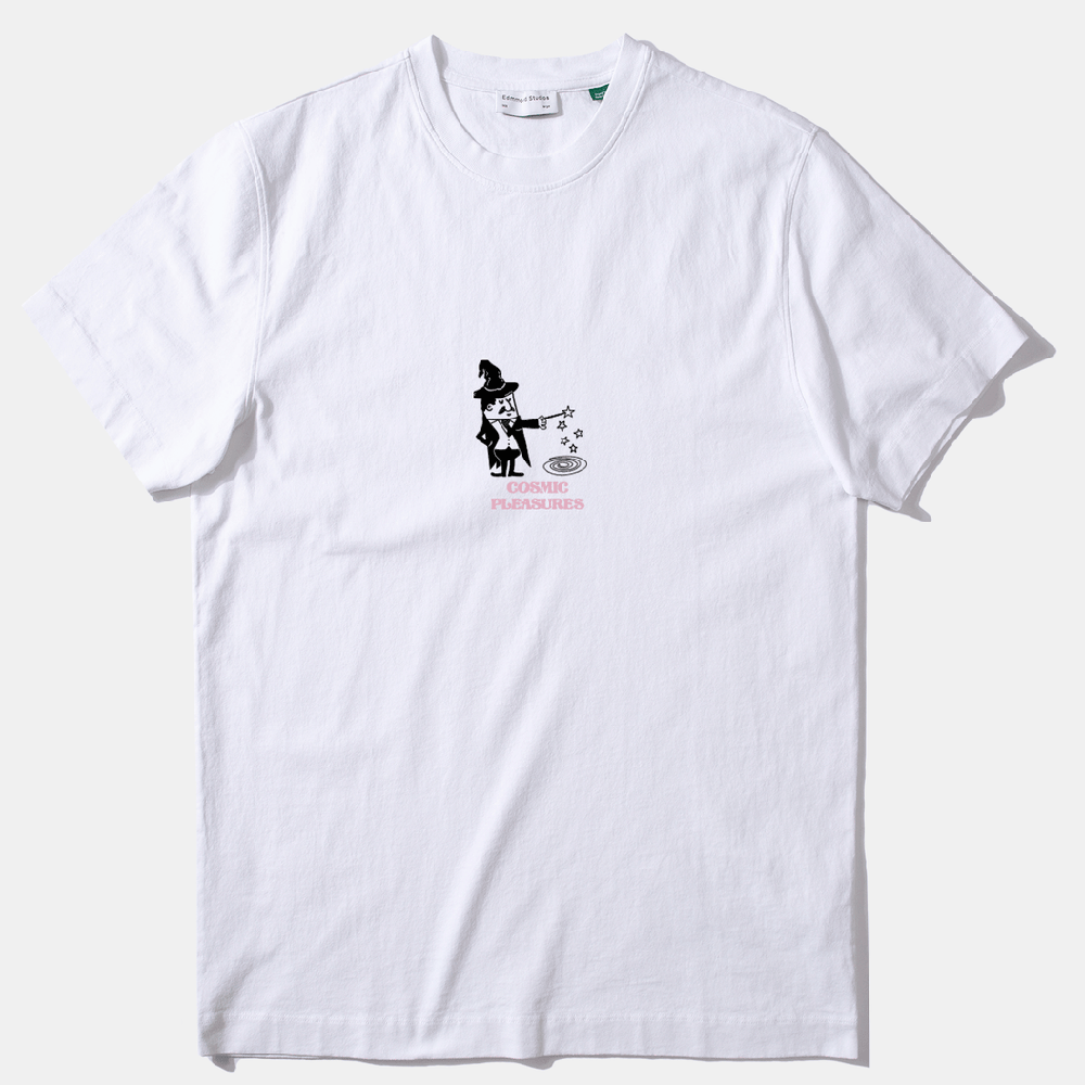 Edmmond Studios Cosmic Pleasures T-Shirt Plain White