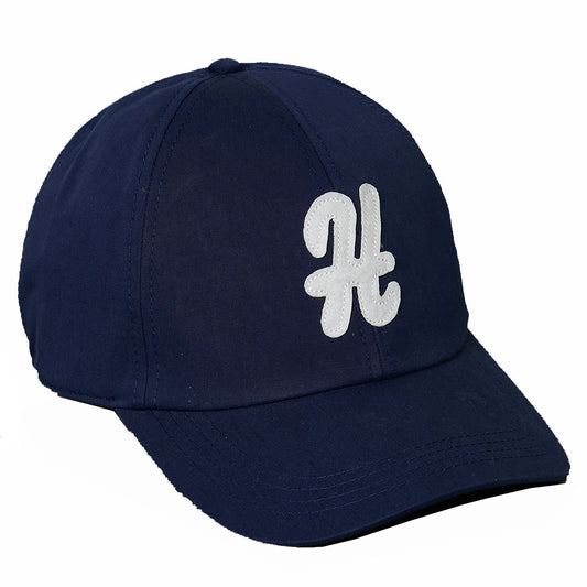 Hartford Woven H Cap Worker Blue