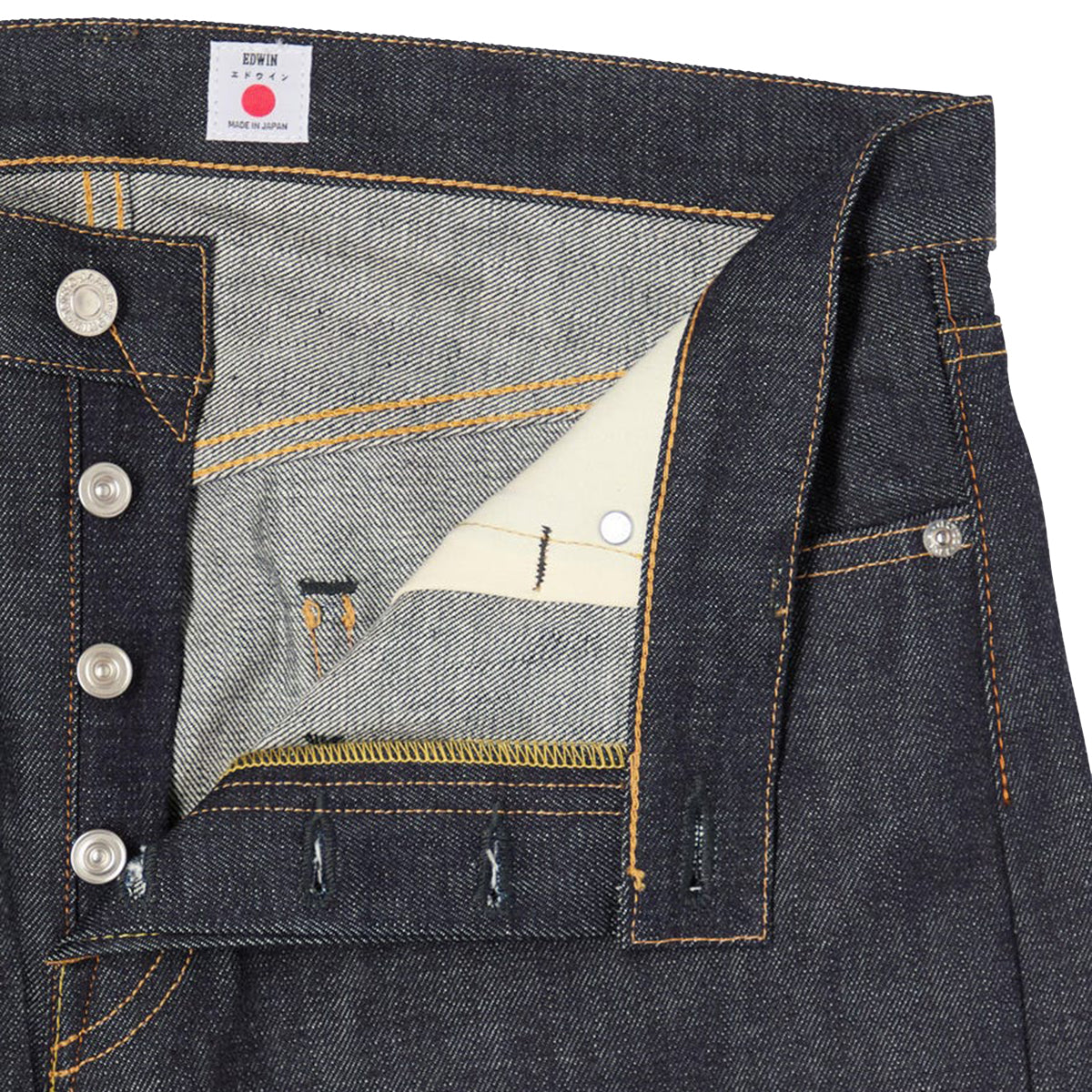 Edwin Regular Tapered Kaihara Jean Rainbow Selvage