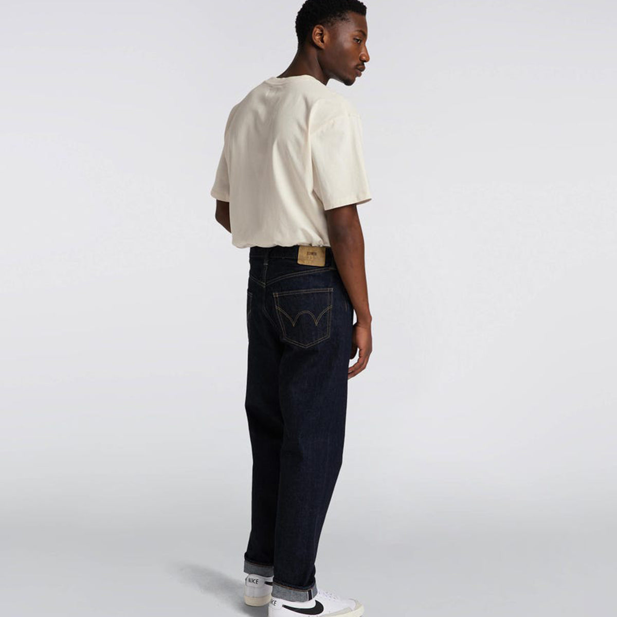 Edwin Loose Tapered Red Selvage Kurabo Jean Blue Rinsed