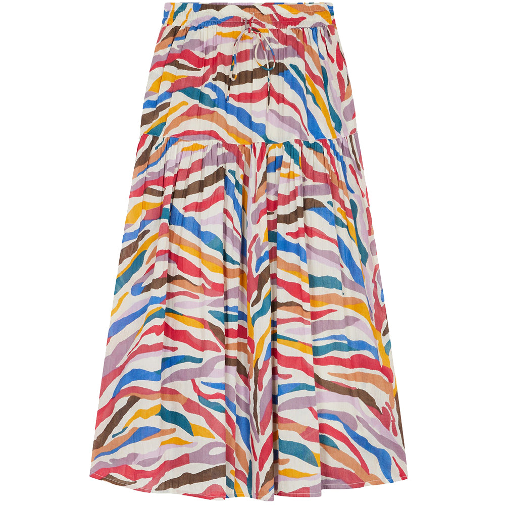 Leon & Harper Jeannot Midi Skirt Multicolour