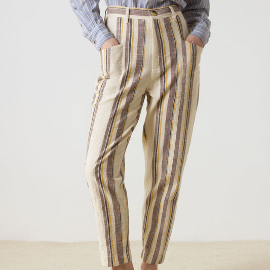 Leon & Harper Pigna St Trousers Beige
