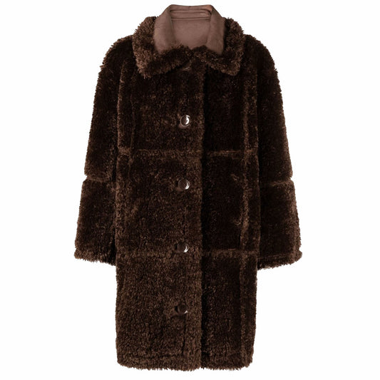 Stand Studio Samira Coat Dark Brown