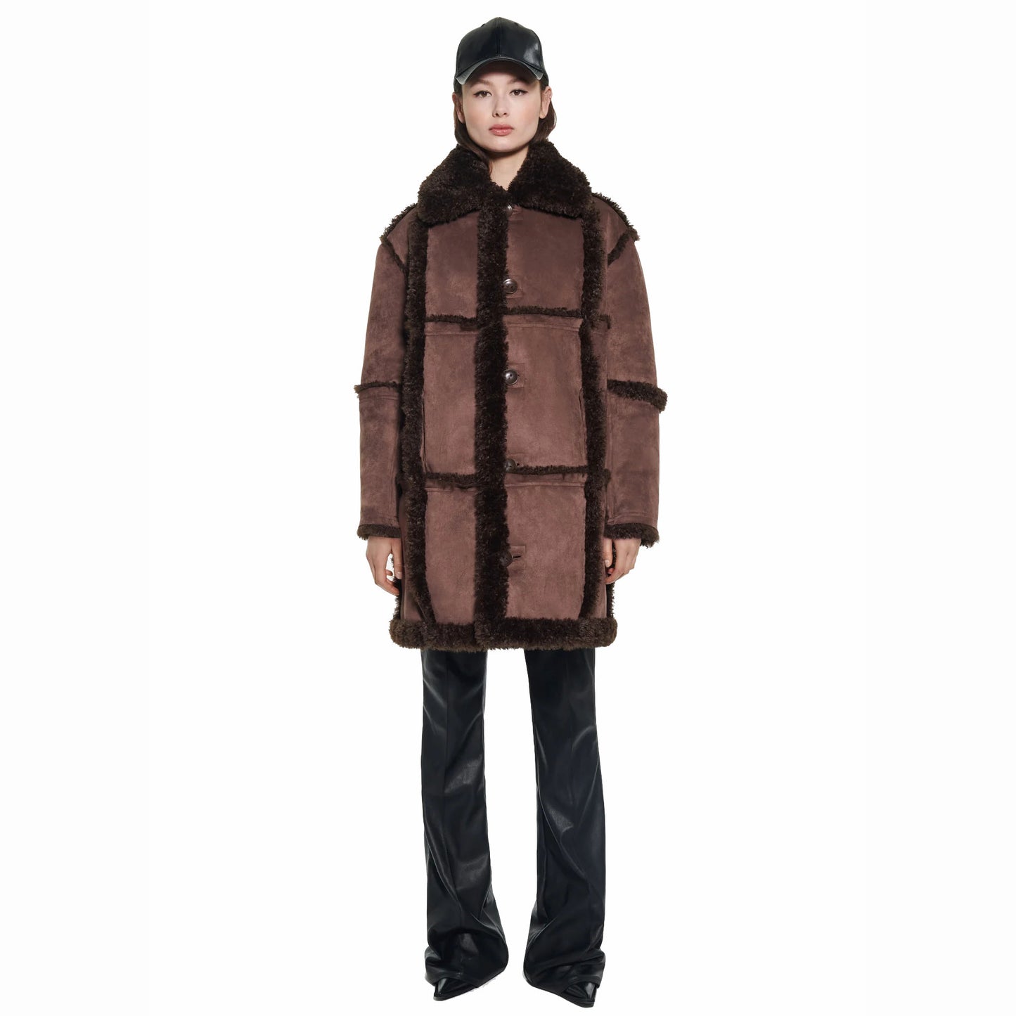 Stand Studio Samira Coat Dark Brown
