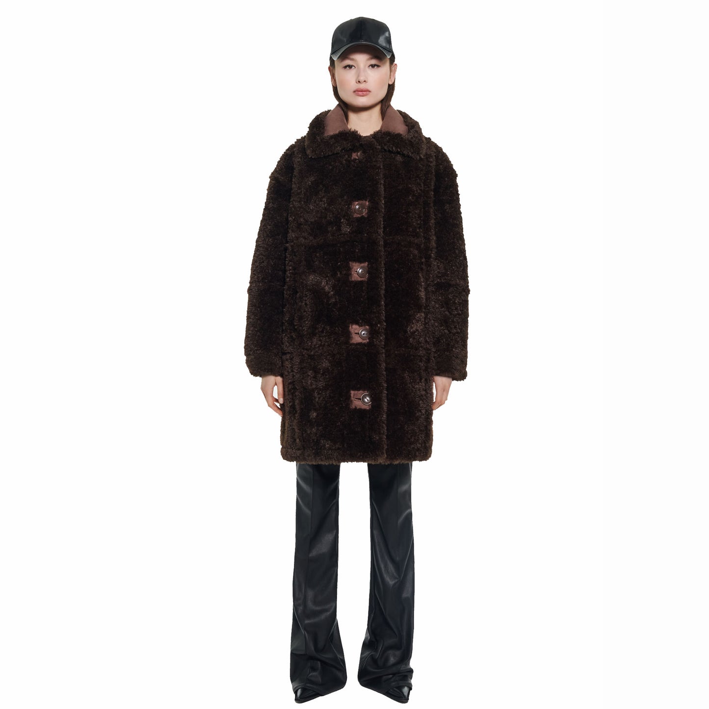 Stand Studio Samira Coat Dark Brown