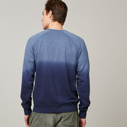 Hartford Navy Blue Tie Dye  Light Sweatshirt