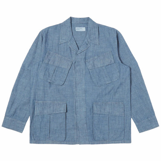 Universal Works Jungle Jacket Indigo Chambray