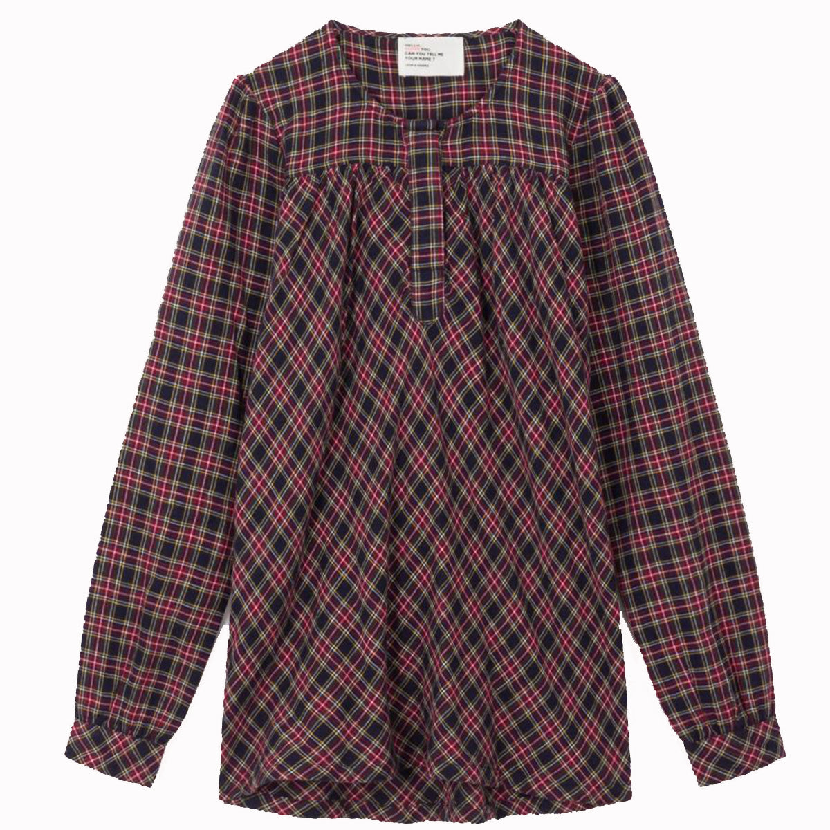 Leon & Harper Celsius Plain Blouse Red