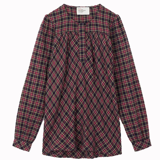 Leon & Harper Celsius Plain Blouse Red