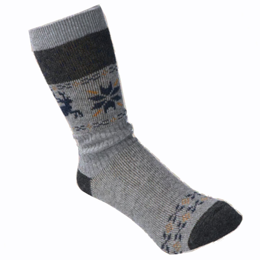 Anonymous Ism Holiday Deer Socks Light Grey