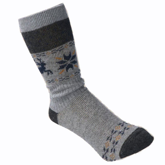 Anonymous Ism Holiday Deer Socks Light Grey