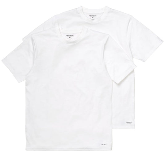 Carhartt WIP Standard Crew Neck T-Shirt 2 Pack  White