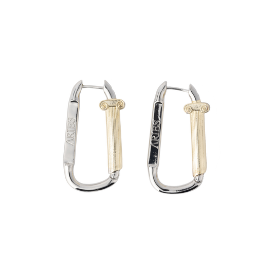 Aries Mini Column Carabiner Earrings