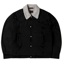 Load image into Gallery viewer, Aries Sherpa Denim Car Coat
