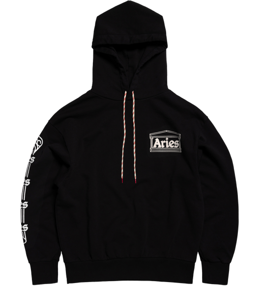 Aries Column Hoodie Black