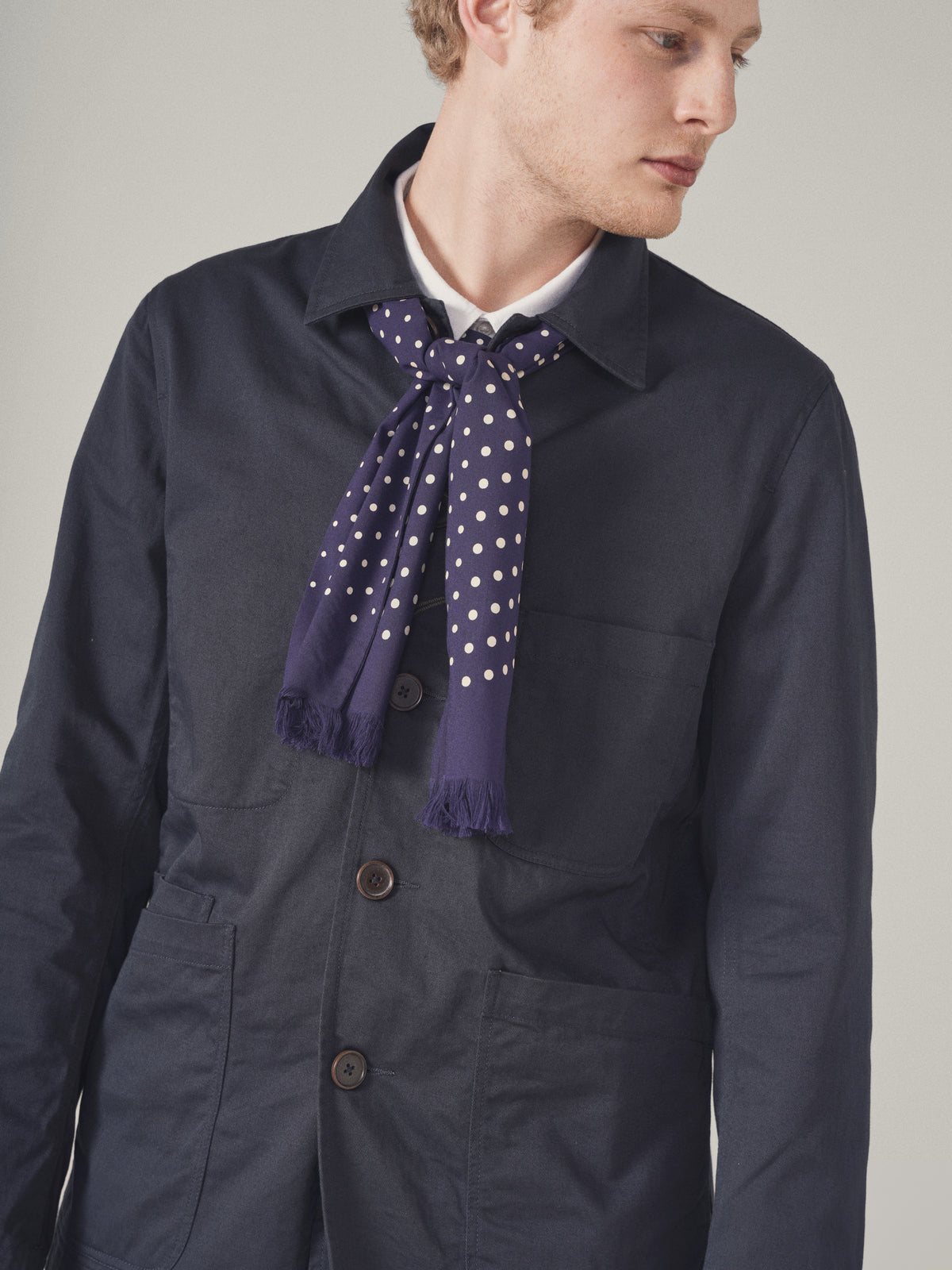 Universal Works Twill Bakers Jacket Navy