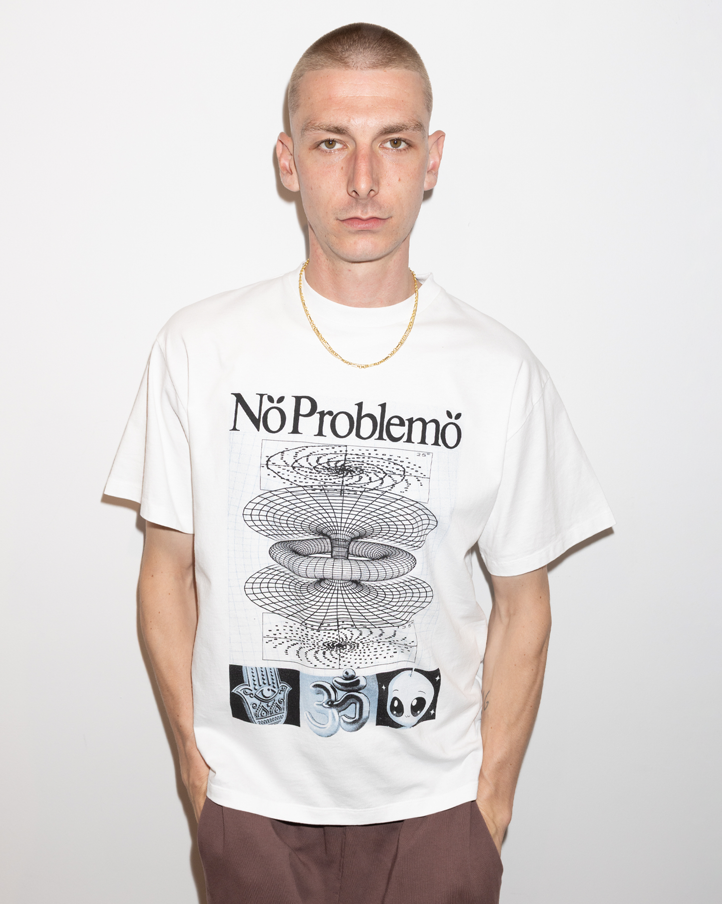 No Problemo Energy SS Tee White