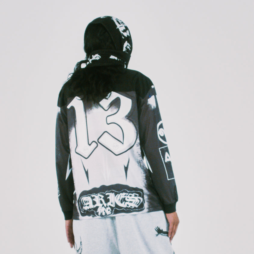 Aries metal airtex ls tee Black