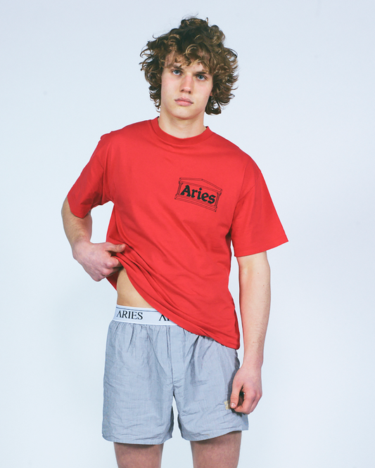 Aries Temple SS Tee Red