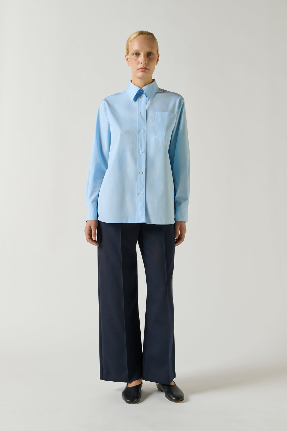 Soeur Wool Harry Pants Navy