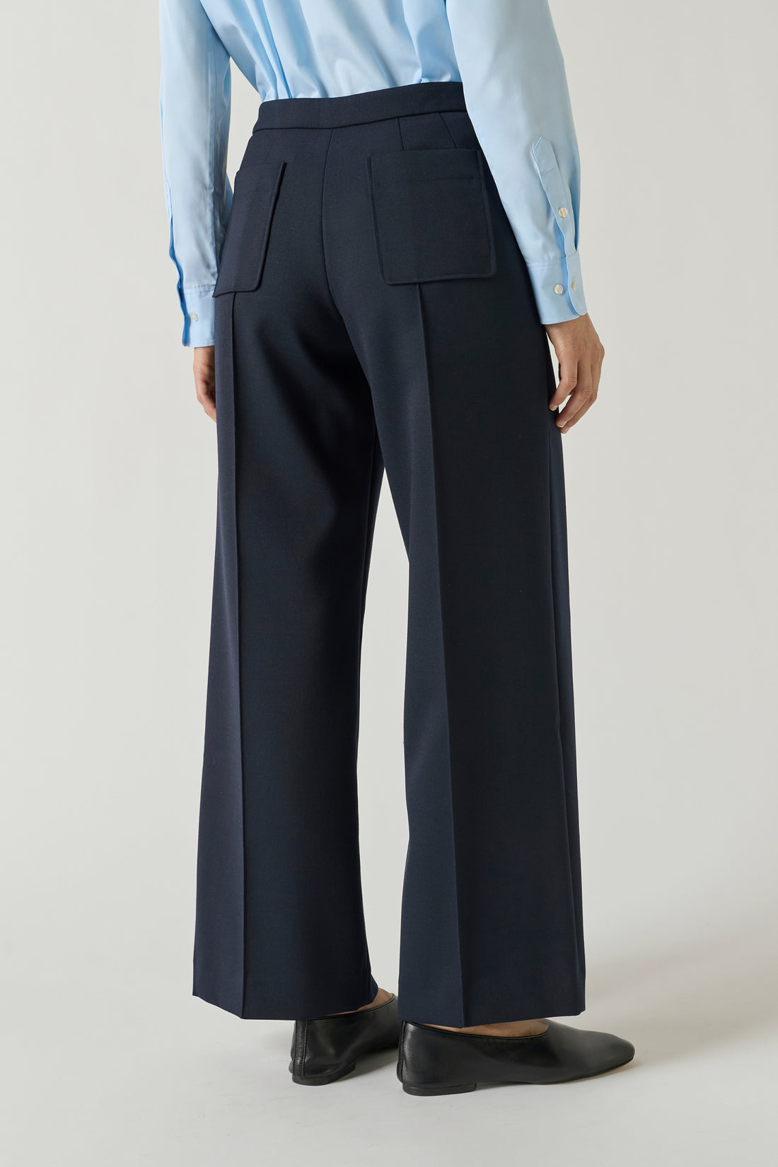 Soeur Wool Harry Pants Navy