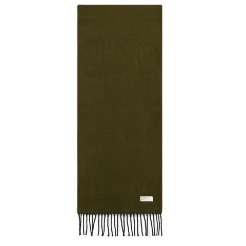 Universal Works Double Sided Scarf Green / Black