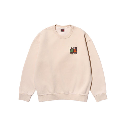 Kappy Pitch Fluff Sweatshirt Cream
