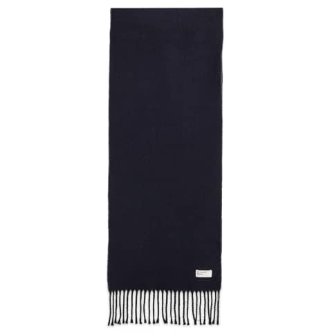Universal Works Double Sided Scarf Navy / Grey