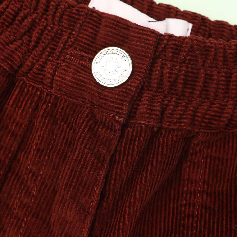 L.F.Markey Becket Crop Trouser Oxblood