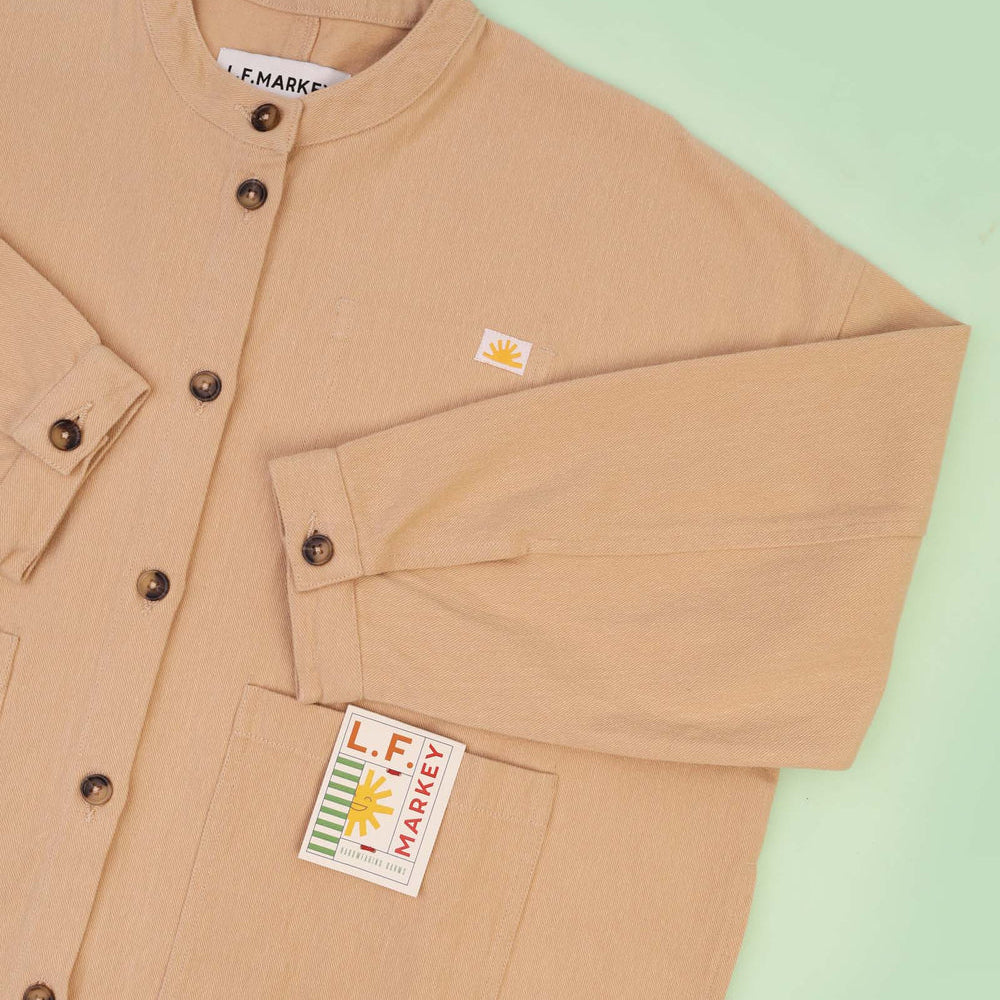 L.F.Markey Wide Chore Coat Beige