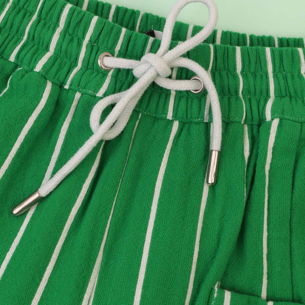 L.F.Markey Elio Trouser Grass Stripe