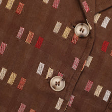 Load image into Gallery viewer, L.F.Markey Maxim Shirt Chocolate Jacquard
