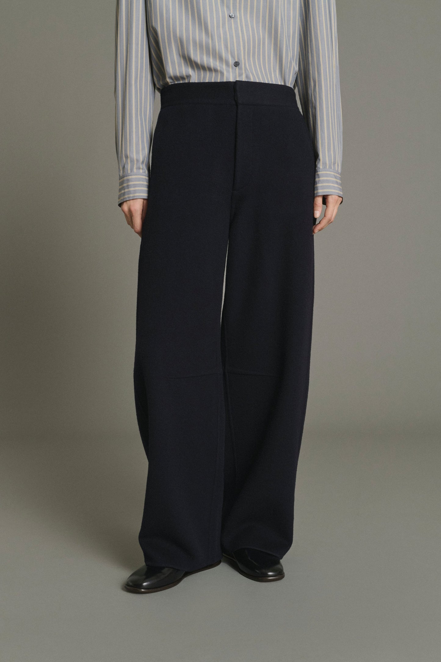 Soeur Wool Hawk Pants Deep Navy