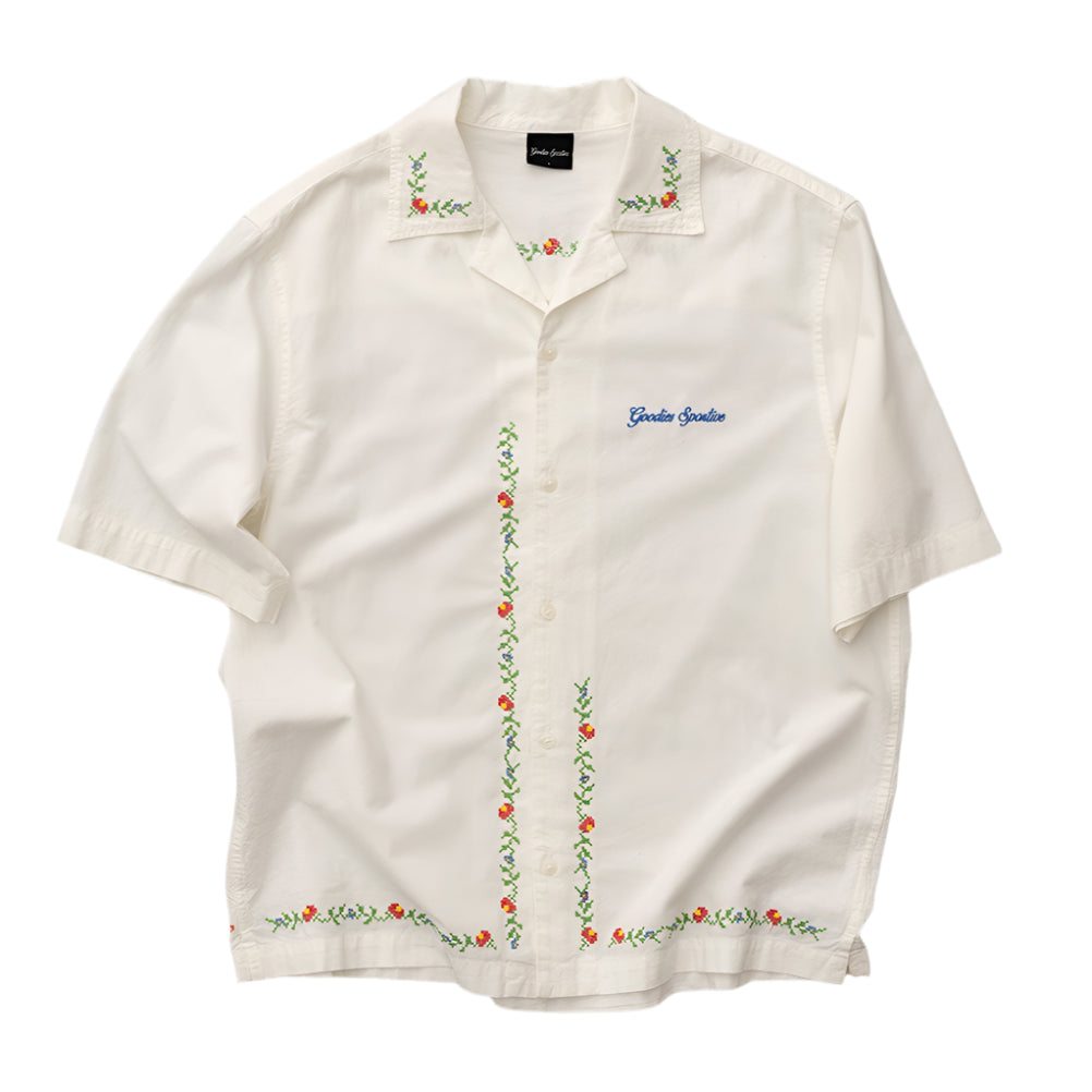 Goodies Sportive Chardonnay Flower Shirt White